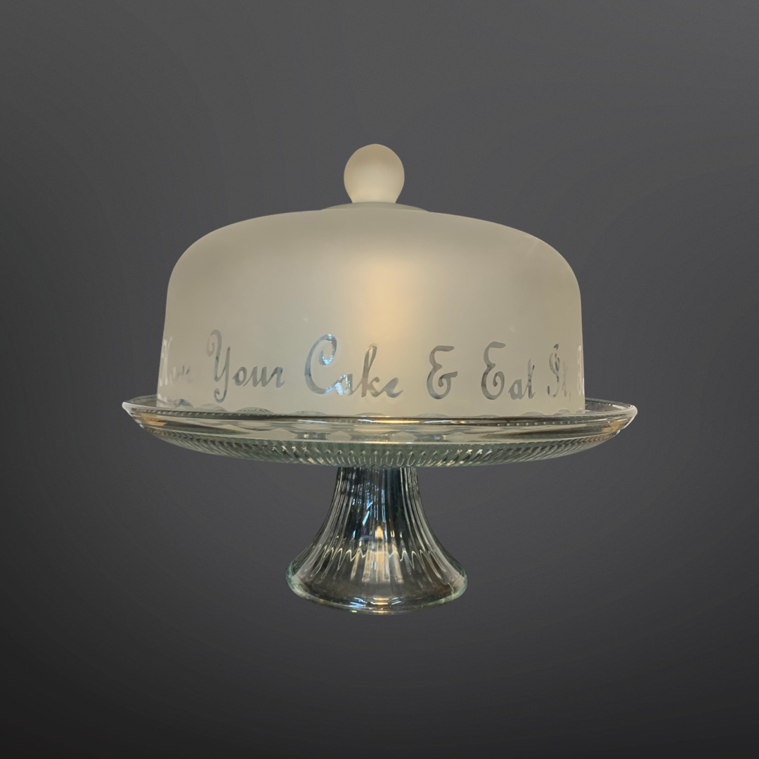 Personalized 2024 cake stand