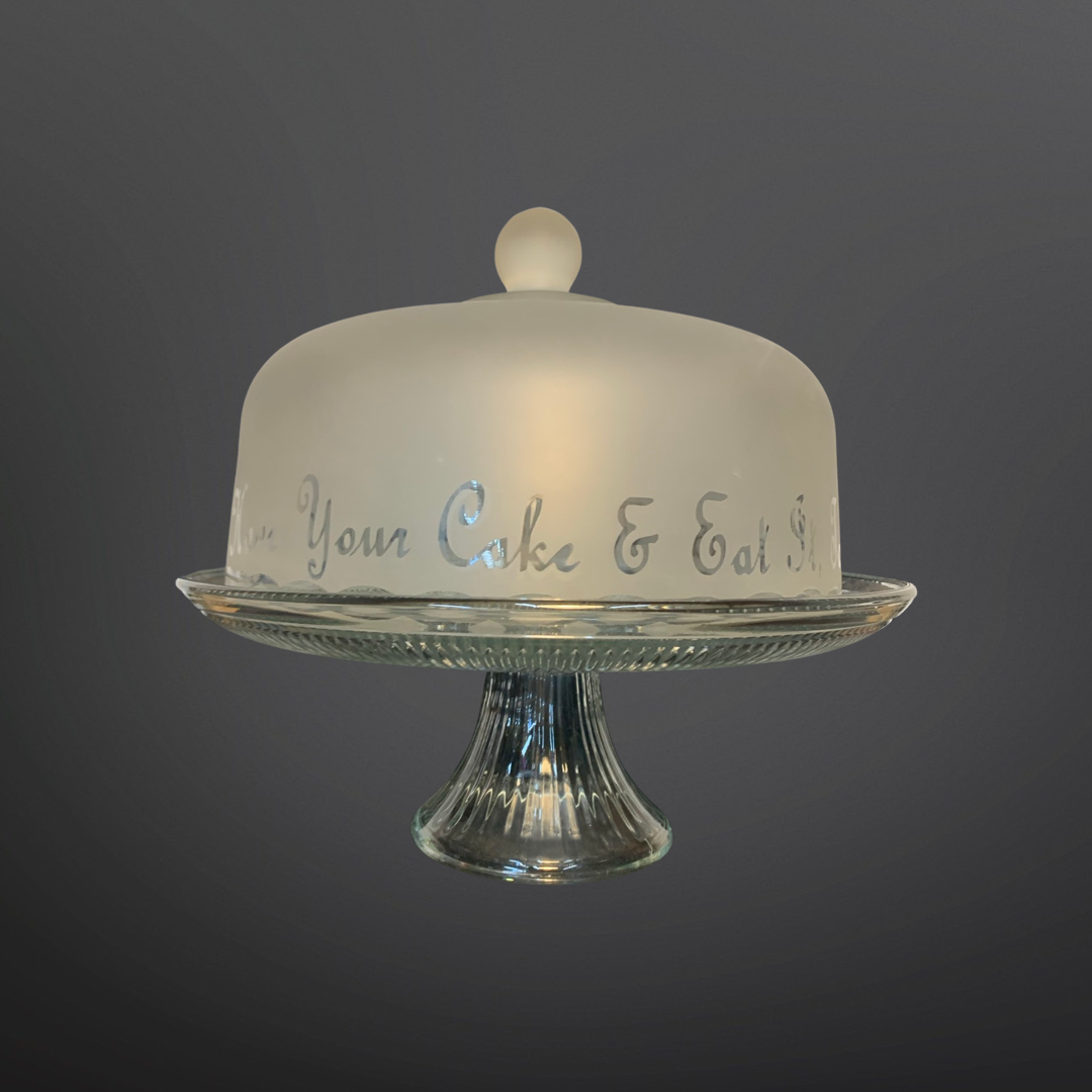 Personalized clearance cake stand