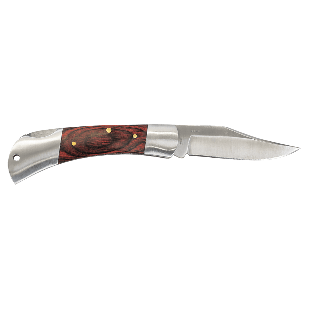 Bison River Wood Folding Knife 3 1/2"