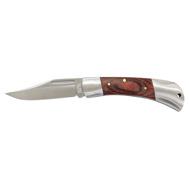 Bison River Wood Folding Knife 3 1/2"