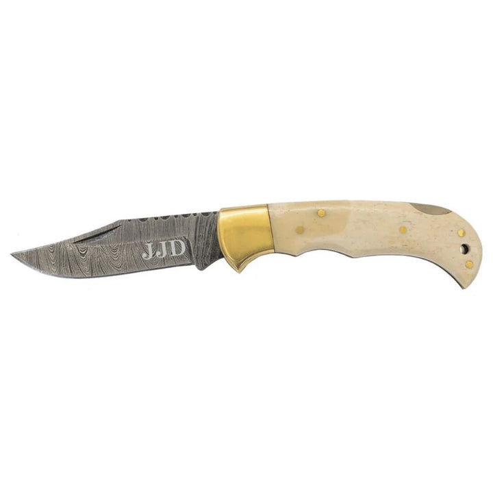 Bison River Bone Folding Knife