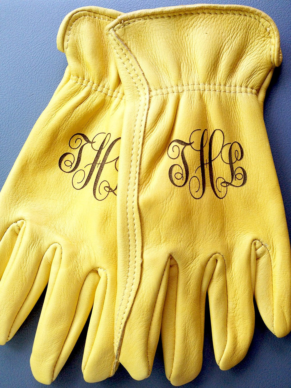 Personalized Leather Gloves for Men, Women, & Children Size 4